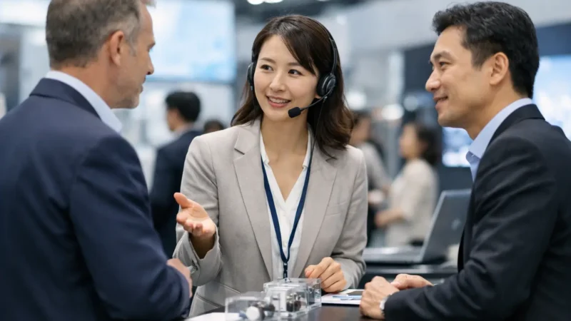 展示会当日の通訳活用で成果を出す方法 失注を防ぐ実践術