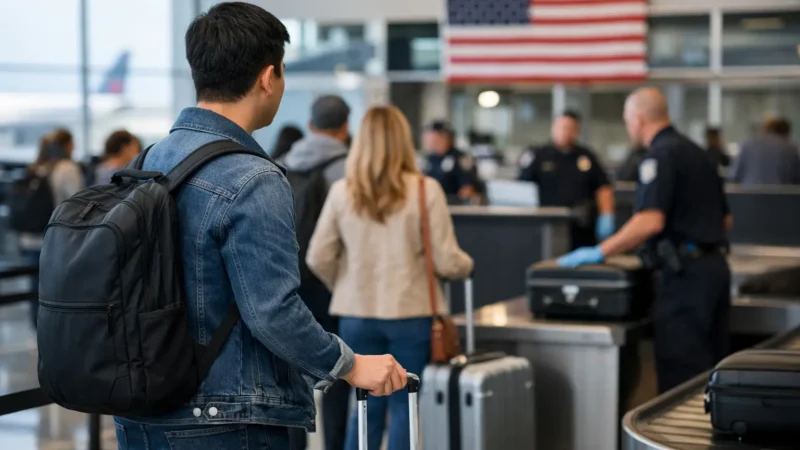 空港到着後 何をすべきか アメリカ到着後の順番