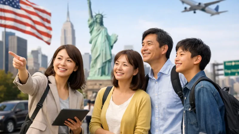 アメリカ個別旅行 日本語伴走 ガイドで叶える安心と自由な旅 家族旅行・出張・視察にも対応